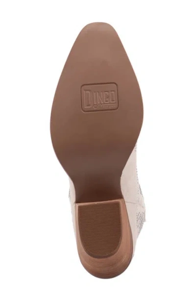 Dingo Tiny Pony Rhinestone Western Boot In White