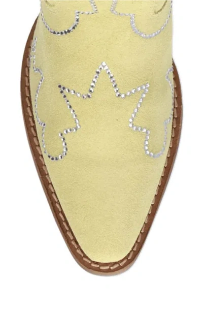 Dingo Tiny Pony Rhinestone Western Boot In Green