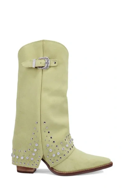 Dingo Howdy Honey Rhinestone Western Boot In Green
