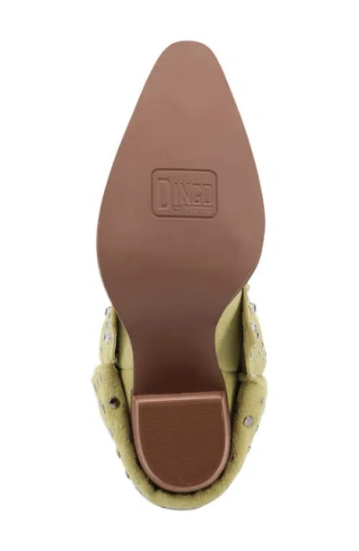 Dingo Howdy Honey Rhinestone Western Boot In Green