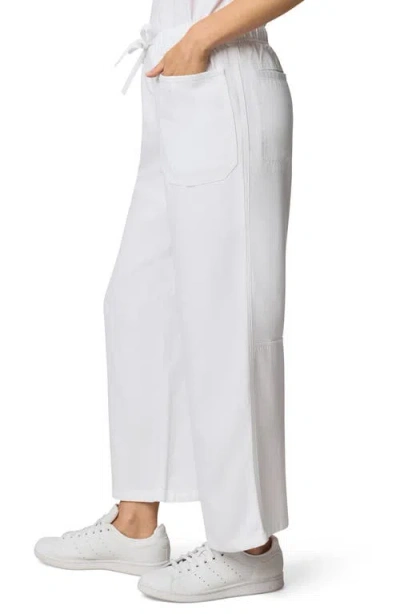 Splendid Denim Drawstring Pants In White