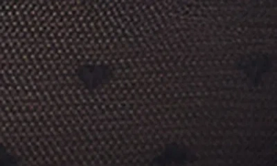 Dkny Heart Mesh Bralette In Black