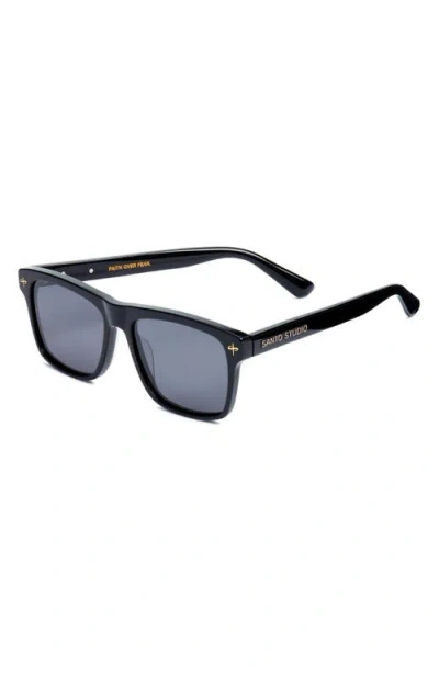 Santo Studio Twitch Sunglasses In Black