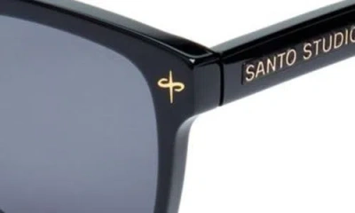 Santo Studio Twitch Sunglasses In Black