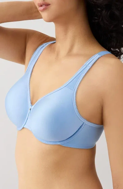 Wacoal Basic Beauty Seamless Underwire Bra In Blue