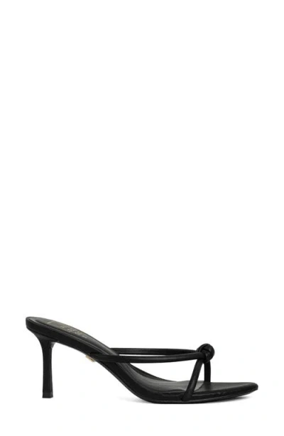 Shushop Heidi Stiletto Sandal In Black
