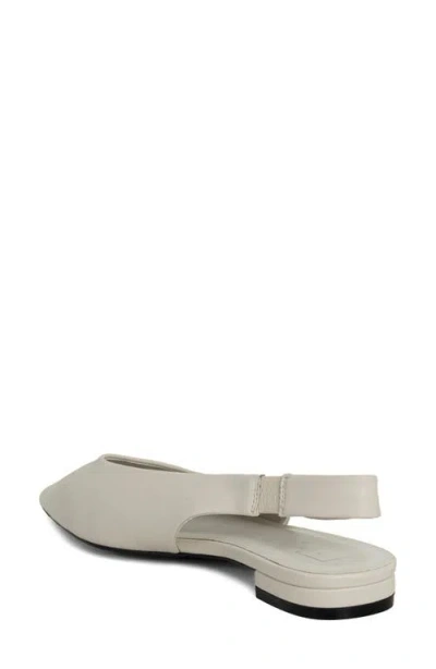 Shushop Amelia Slingback Flat In White
