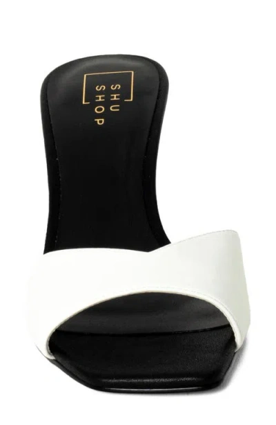 Shushop Holiday Mule In White