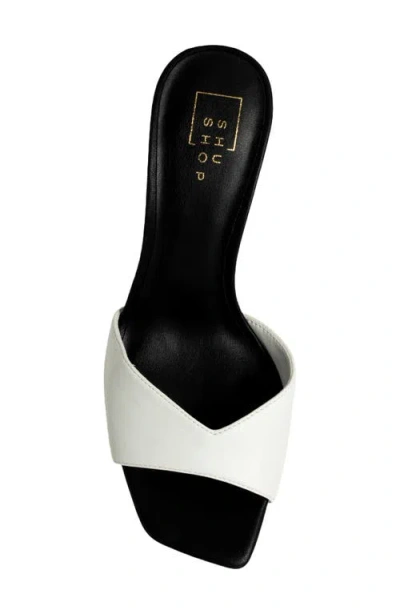 Shushop Holiday Mule In White