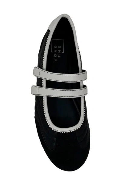 Shushop Salome Flat In Black