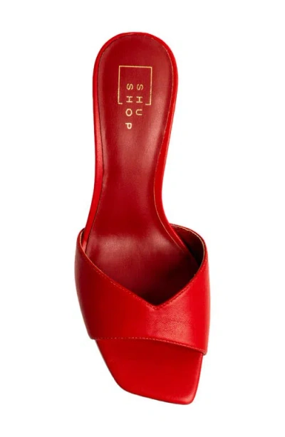 Shushop Holiday Mule In Red