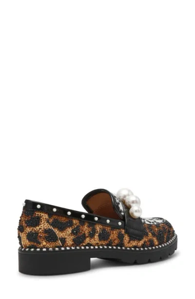 Betsey Johnson Harloe Loafer In Brown
