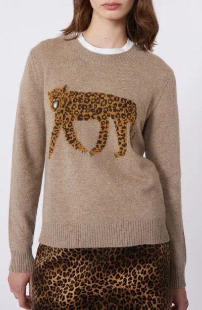 Weekend Max Mara Tunica Jacquard Sweater In Brown