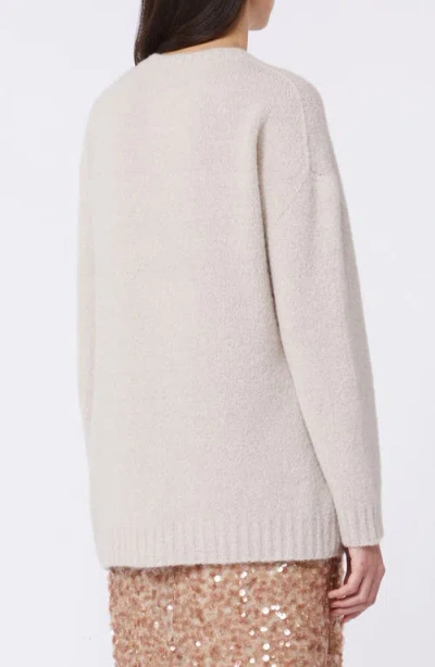 Weekend Max Mara Pesco Alpaca Blend Tunic Sweater In White