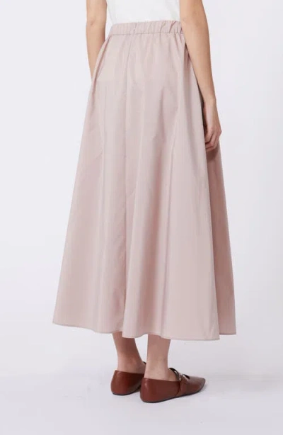 Weekend Max Mara Curvato A-line Woven Skirt In White