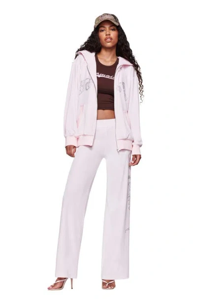 I.am.gia Daria Straight Leg Track Pants In Pink
