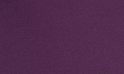 Xscape Evenings Off The Shoulder Scuba Knit Gown In Purple