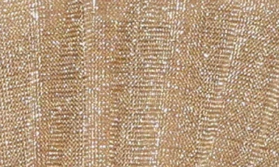 Tiger Mist Evanna Metallic Minidress In Gold