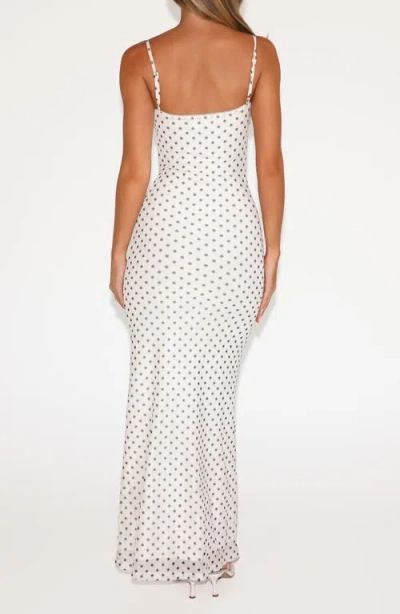 Tiger Mist Julianna Printed Maxi Dress In White