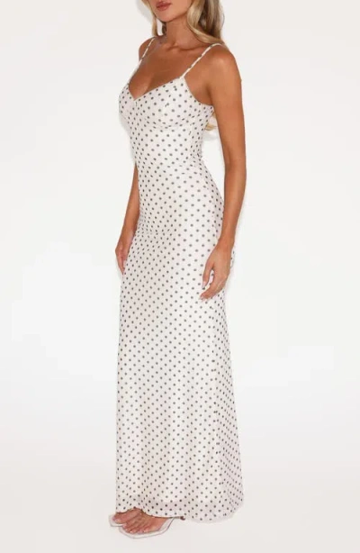 Tiger Mist Julianna Printed Maxi Dress In White