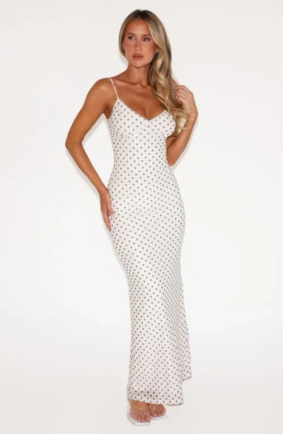 Tiger Mist Julianna Printed Maxi Dress In White