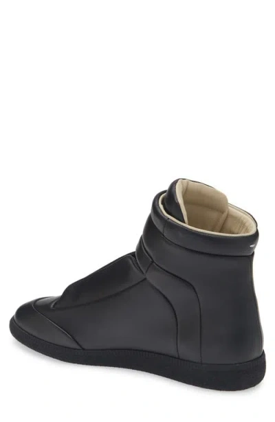 Maison Margiela Future Low Sneakers Ankle Length Rubber Sole In Black