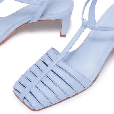 Bernardo Peoria T-strap Pumps In Blue