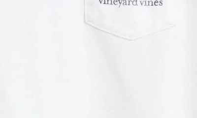 Vineyard Vines Kids' Flag Whale Pocket T-shirt In White