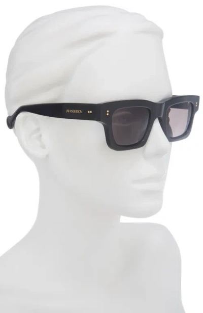Jw Anderson Rectangular Sunglasses In Black