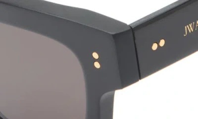 Jw Anderson Rectangular Sunglasses In Black