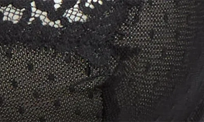 Free People Fiona Underwire Lace Demi Bra In Black