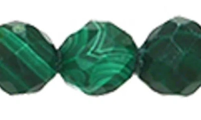 Zoe Lev Malachite & 14k Gold Stretch Beaded Bracelet In Green