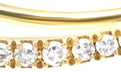 Zoe Lev Single Diamond Ear Crawler In Gold