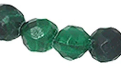 Zoe Lev Malachite Stretch Beaded Bracelet In Green