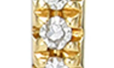 Zoe Lev Diamond Pavé Huggie Hoop Earrings In Gold