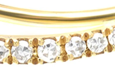 Zoe Lev Single Diamond Ear Crawler In Gold