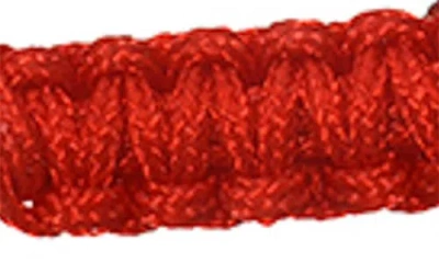 Zoe Lev Diamond & Sapphie Evil Eye Friendship Bracelet In Red