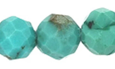 Zoe Lev Turquoise & 14k Gold Stretch Beaded Bracelet In Blue