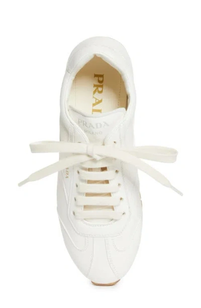Prada Low Top Sneaker In White