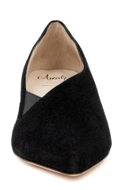 Amalfi By Rangoni Ammit Pointed Toe Kitten Heel Pump In Blue
