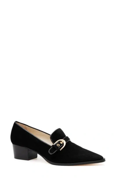 Amalfi By Rangoni Publio Pointed Toe Loafer Pump In Black