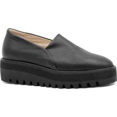 Amalfi By Rangoni Enfasi Platform Wedge Loafer In Black