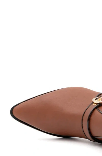 Amalfi By Rangoni Plotina Pointed Toe Bootie In Brown