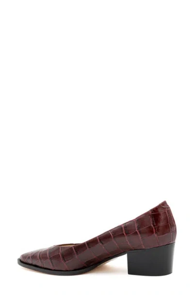 Amalfi By Rangoni Persiana Pointed Toe Pump In Burgundy