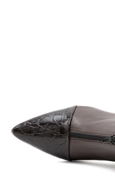 Amalfi By Rangoni Petronio Pointed Cap Toe Bootie In Multi