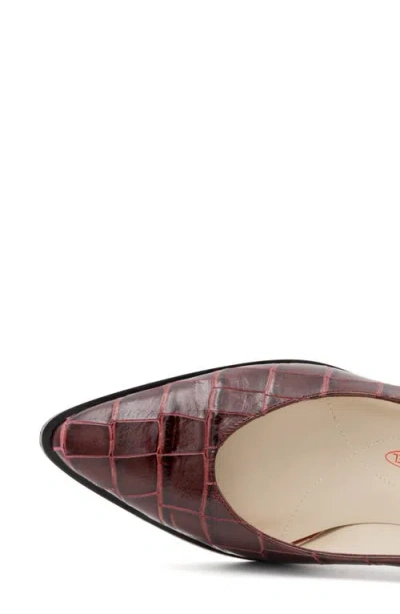 Amalfi By Rangoni Persiana Pointed Toe Pump In Burgundy