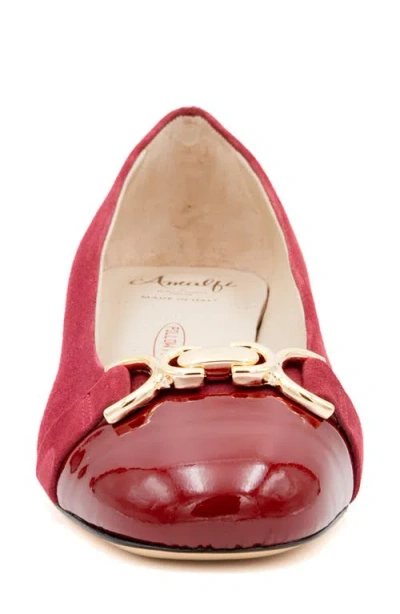 Amalfi By Rangoni Miele Cap Toe Pump In Purple
