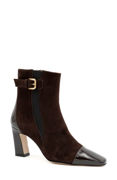 Amalfi By Rangoni Feroce Cap Toe Bootie In Brown