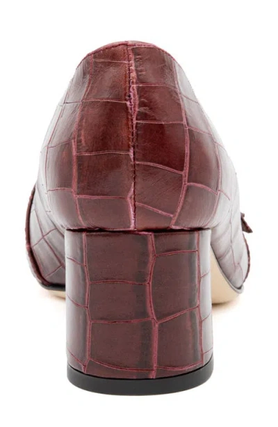 Amalfi By Rangoni Basilico Loafer Pump In Burgundy