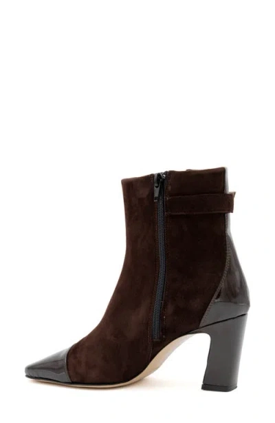 Amalfi By Rangoni Feroce Cap Toe Bootie In Brown